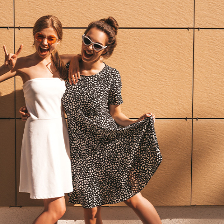 Soft Meets Strong: The Art of Contrast Styling in Dresses