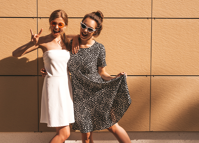 Soft Meets Strong: The Art of Contrast Styling in Dresses