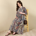 Women Maternity A-Line Maxi Dress