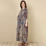 Women Maternity A-Line Maxi Dress