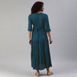 Maternity Tiered Maxi Dress